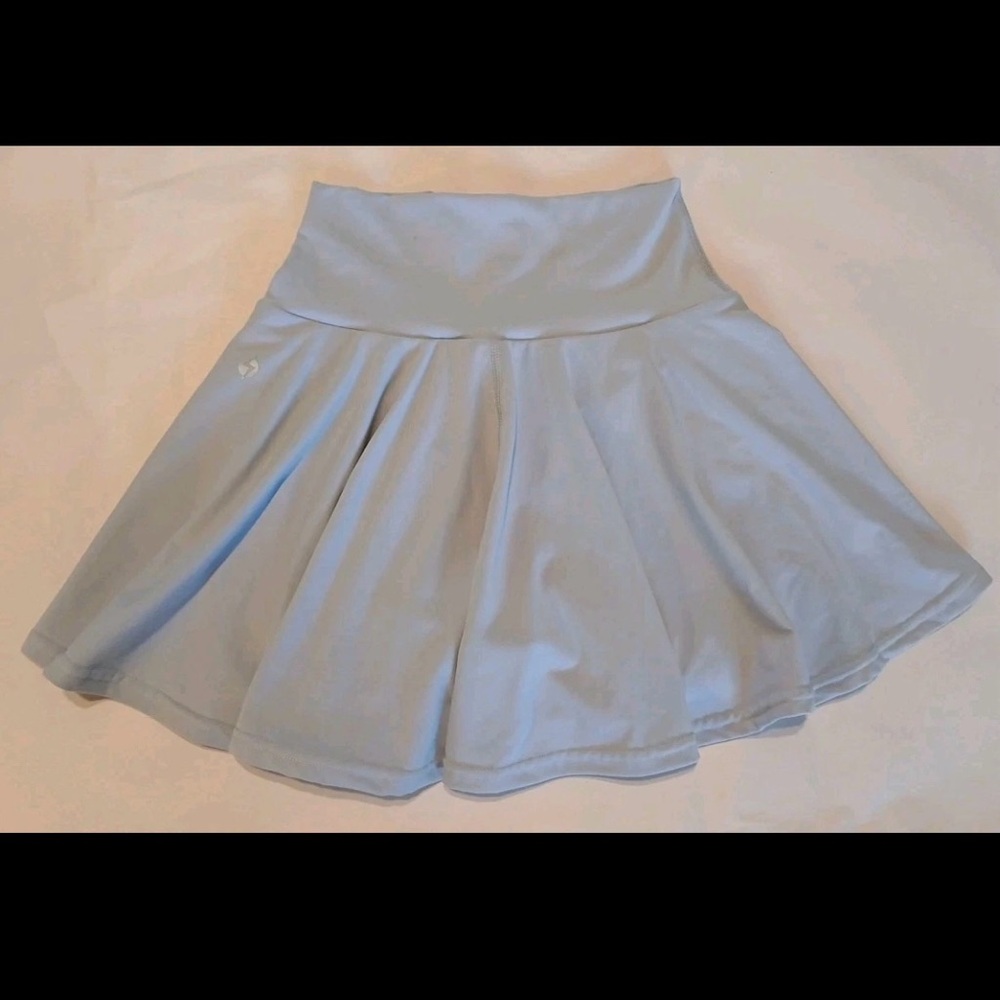 POPFLEX Blue Gray Twirl Skirt/Skort in XS